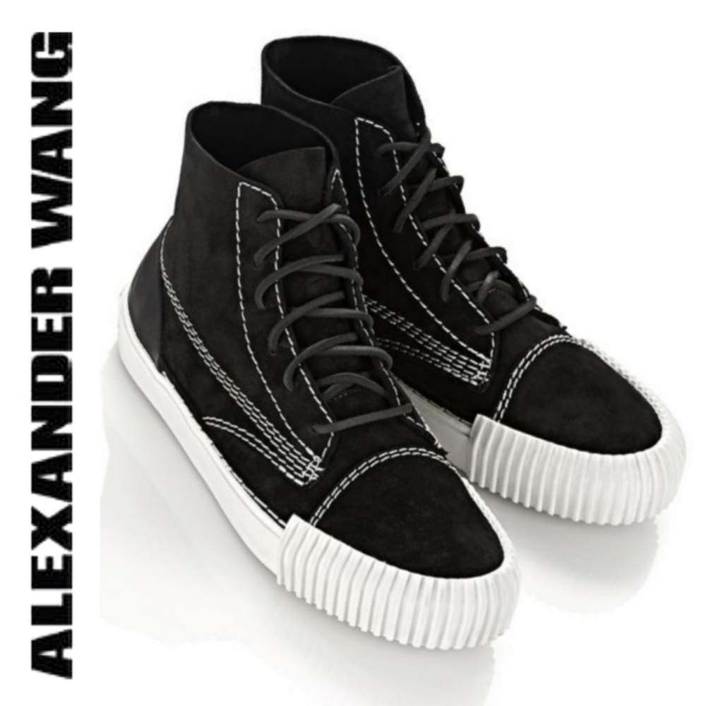 🆕️ Alexander Wang Suede black high tops